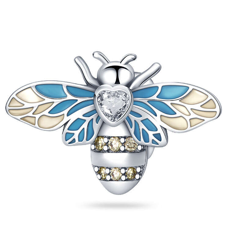 Hot selling 925 Sterling silver butterfly dragonfly bee owl Charms pendant beads Fit 925 Sterling Silver bracelet necklace DIY jewelry accessories for