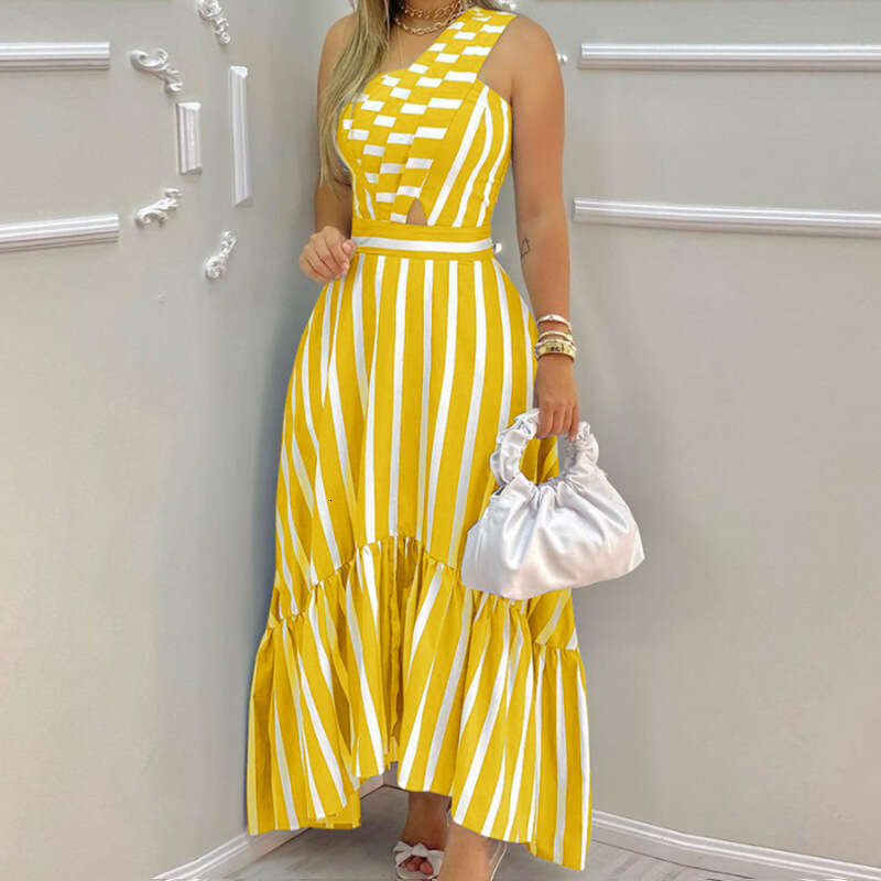 Spring New Women's Clothing Fashion Temperament Slim Fit Design Slanted Shoulder Splicing Personality 661 KLMY