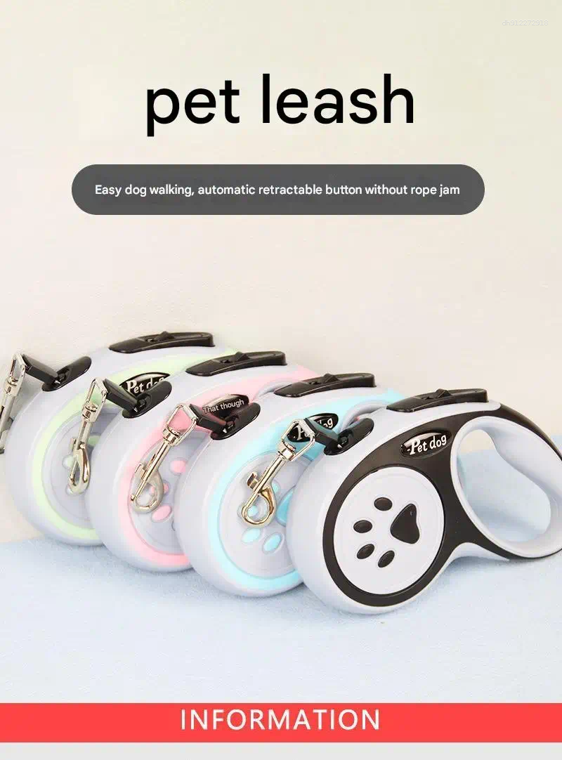 Leash Out Walking Dog One-key Brake Spot Small And Medium-sized Cats Mi