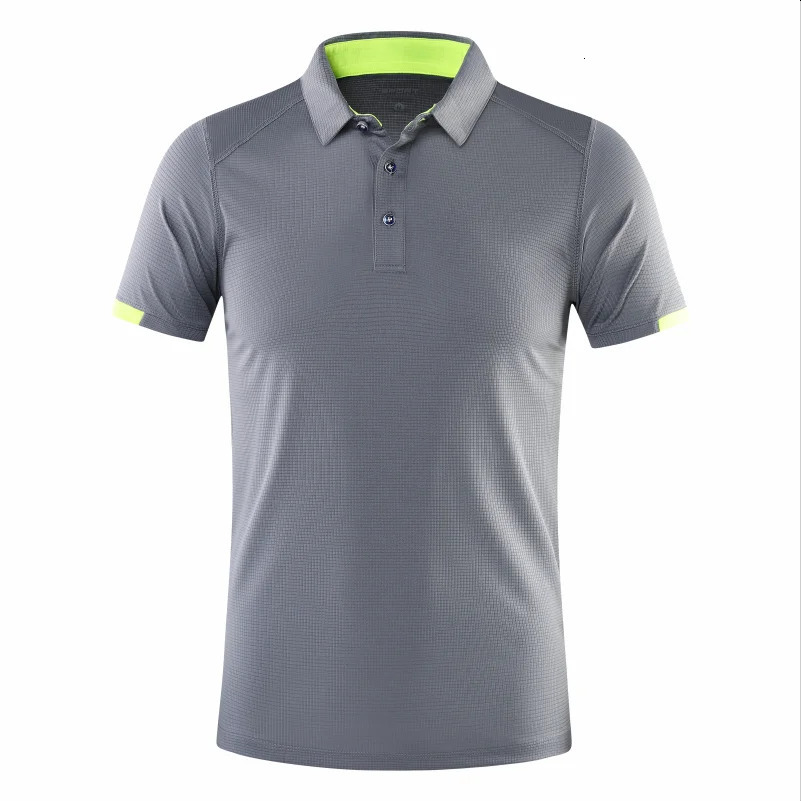 Casual Sports Quickdrying Lapel Shortsleeved POLO Shirt Cycling Suit Fitness For Men 250311