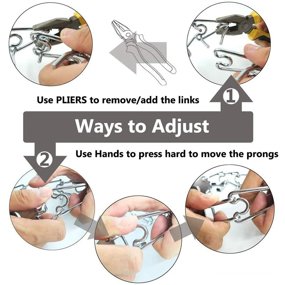 Pet Collar Pit Bull German Shepherd Training Metal Gear Prong Dog Collar with Quick Release Snap Buckle and Rubber Caps Plated