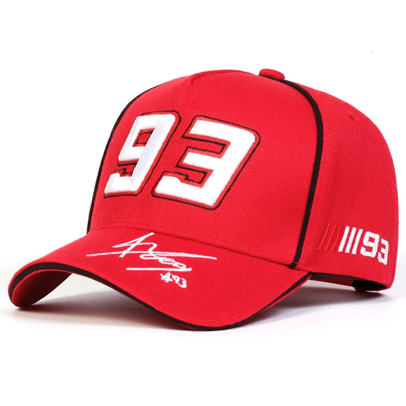 Simple Letter 93 Embroidery Hip hop Fashion Baseball cap 100% Cotton Unisex Adjustable Outdoor Sports Sun Cap Trucker H 250311