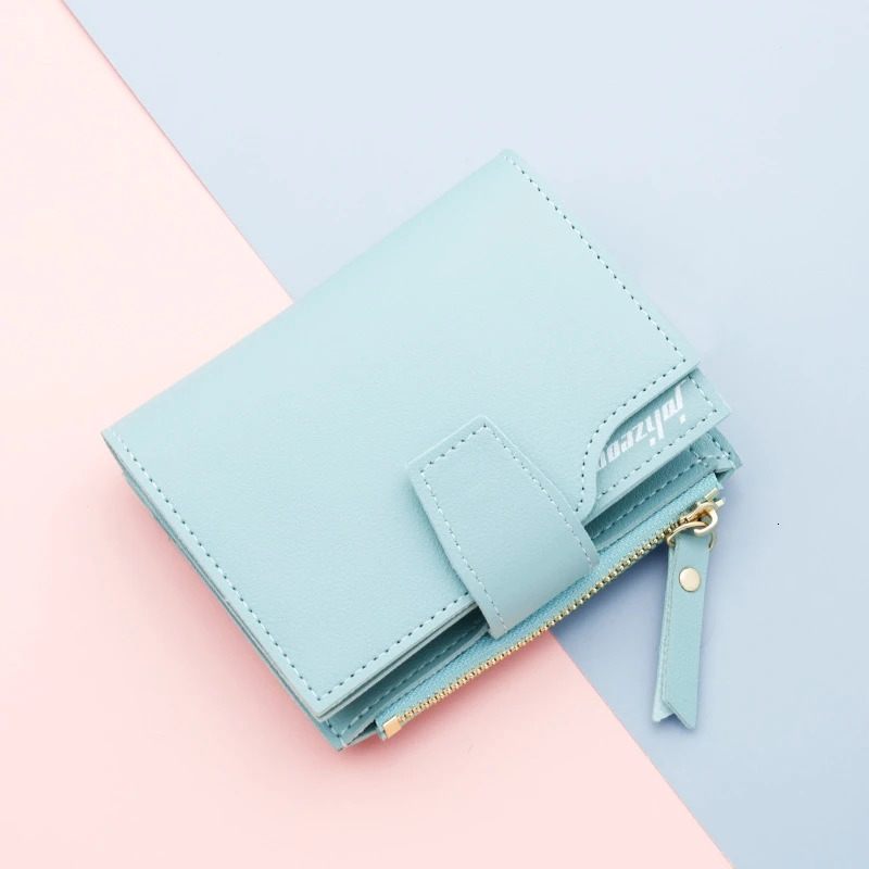 Hasp Women Wallet Fashion Bags For Short Pu Leather Purse Female Money Small Zipper Coin Pocket 250311