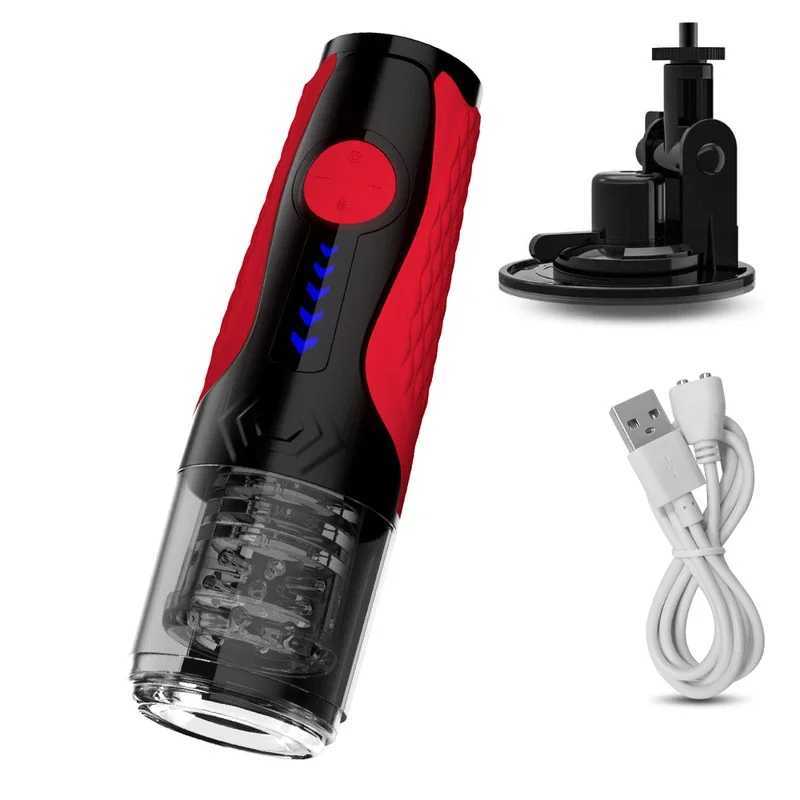 Telescopic Rotation Male Masturbator Vaginal Masturbation Equipment Sex Toys Men Goods for Adults Piston Automatic MasturbatorXJ250311