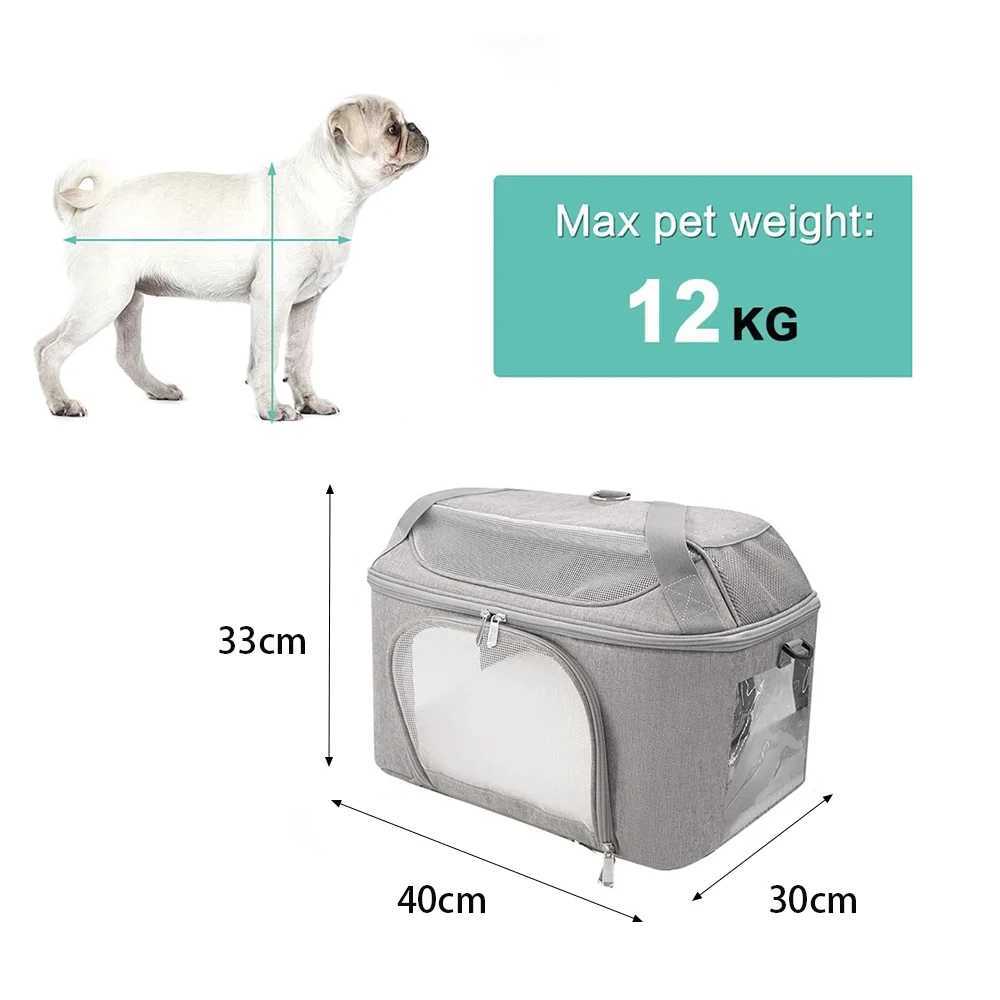 Pet Backpack Breathable Cat Carrier Bag Travel Airline Approved Transport Bag For Small Dogs and Cats 250205