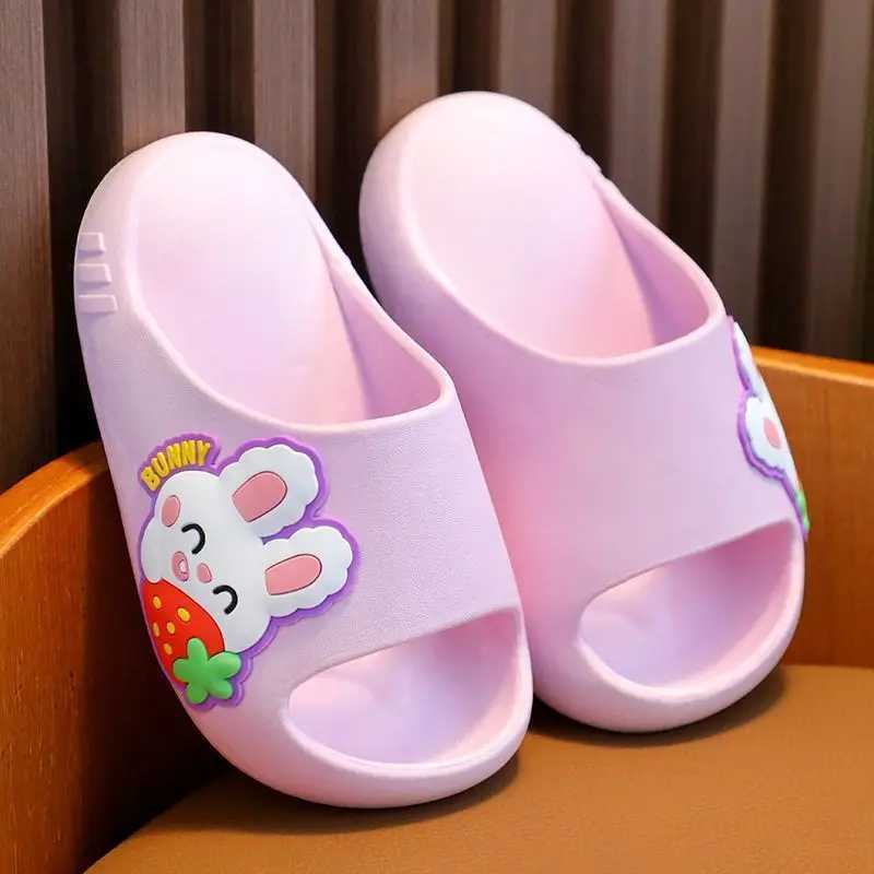 Children Slippers Summer out Indoor Bath Non-slip Slippers Soft Super Cute Cartoon Boys and Girls Sandals SlippersT250311