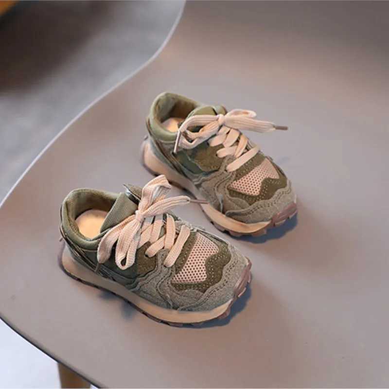Boys Girls Summer Autumn Sneakers Kids Soft Sole Sports Shoes 2-12 Years Children Sneakers Flats Toddlers Running ShoesXJ250311