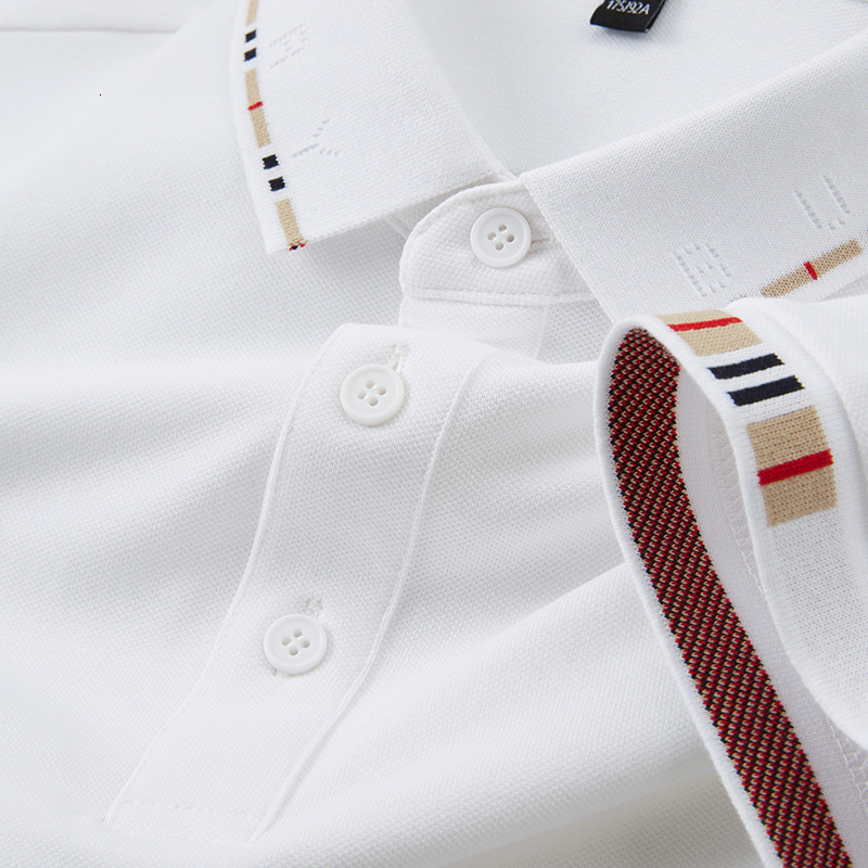 Summer Short sleeved Polo Shirt for Business Luxury Casual Jacquard Collar Half Sleeve T-shirt Leading Top Men's Wear tracksuit
