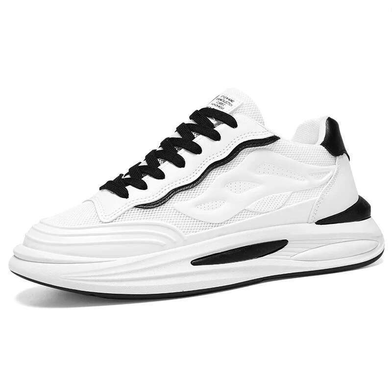 2025 New Model Designer Fashion White Men Casual Sneakers Outdoor Breathable Lightweight Running Platform Comfortable Tennis Shoes