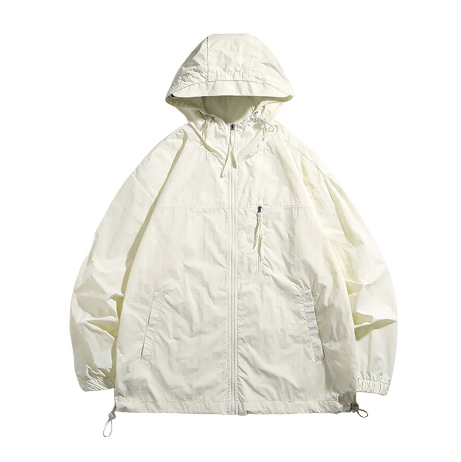 Anorak No 8 Mens Summer And Autumn Sunscreen Windproof And Rainproof Autumn And Winter MenS Stand Collar Casual Zipper JacketT250311