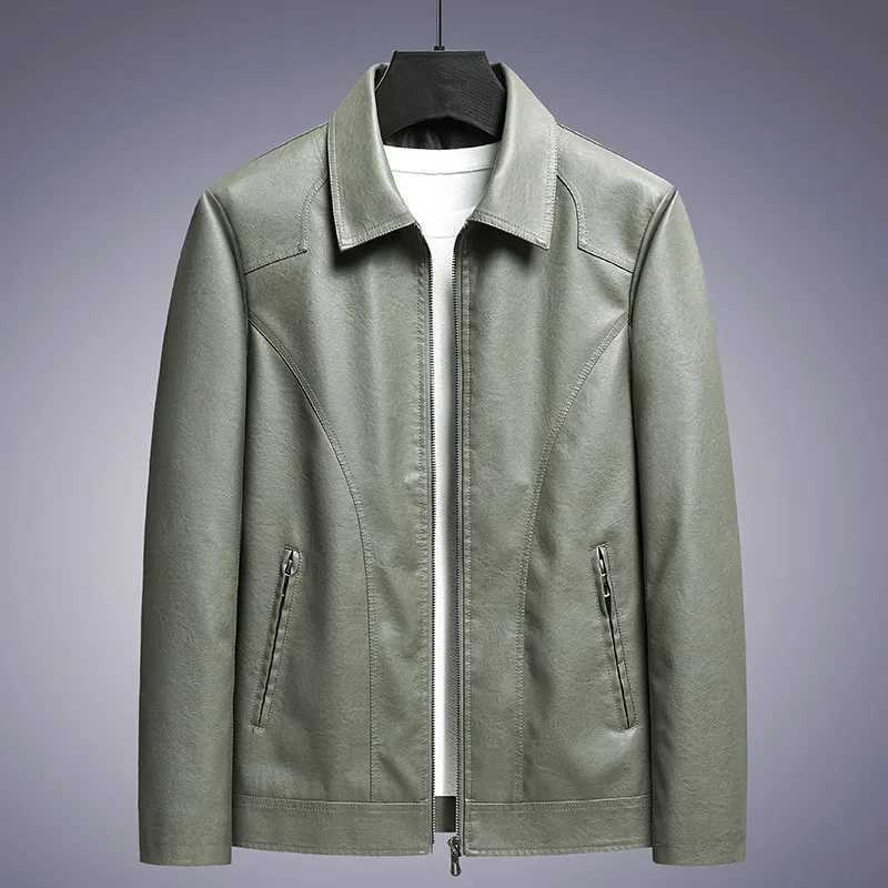 Spring Autumn Leather Jacket Men Casual Motorcycle Biker Jacket Coats Mens Vintage Outwear Man Fashion Jacket Male Plus Size 8XLT250311