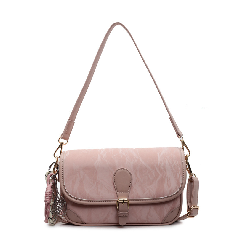 Korean fashion trend shoulder 2025 new simple casual niche design feeling underarm women's crossbody bag