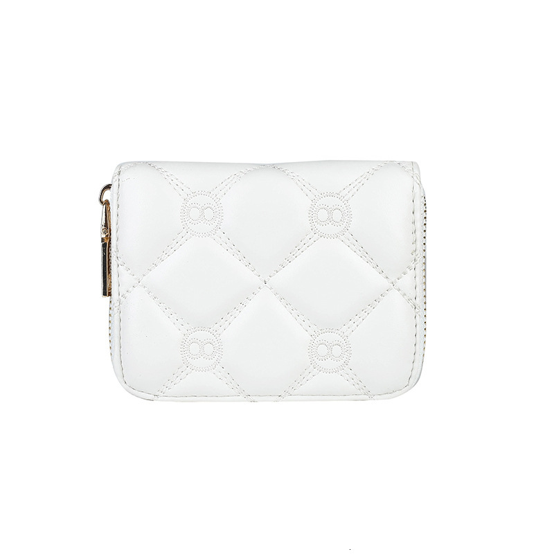 Women s New Black And White Minimalist Fashion Designer Wallet Embroidered Thread Long Handbag Large Capacity Storage Phone Card Bag Free Shipping