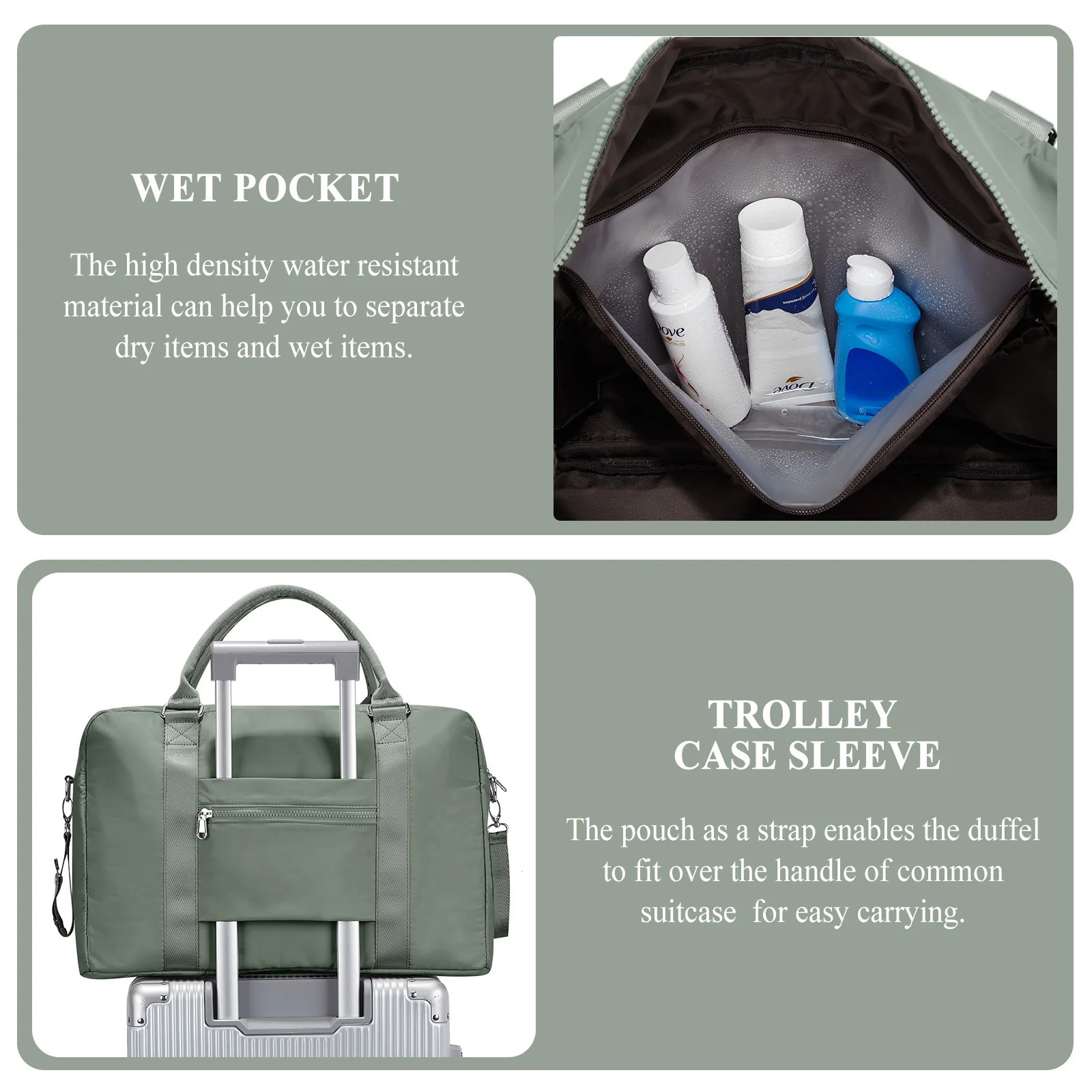 Woman Bags Tote Bag Waterproof Handbag Cross High Capacity Carry On Luggage Travel Weekender Overnight For Women 250311