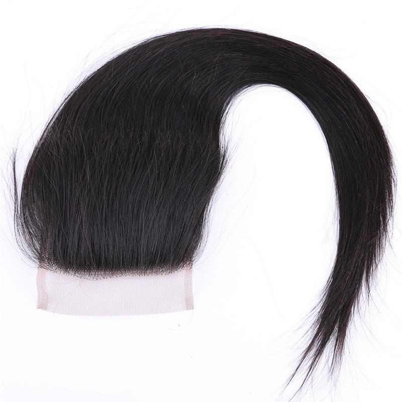 8-20 Inch 4x4 Lace Human Hair Closure 8A Grade Remy Hair Natural Looking Invisible Part High Quality Straight Wigs for Women Elegant and Intellectual 