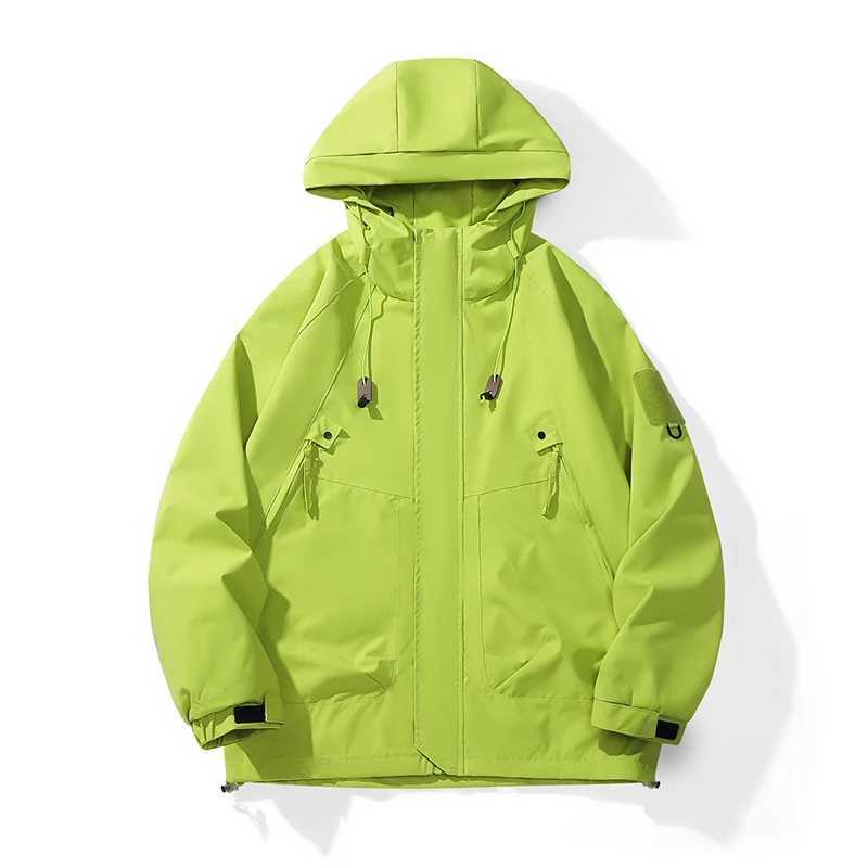 Men Women Rain Jacket Lightweight Waterproof Coat Hooded Mountain Windbreaker Outdoor Sport Hiking New Outerwear Casual RaincoatT250311