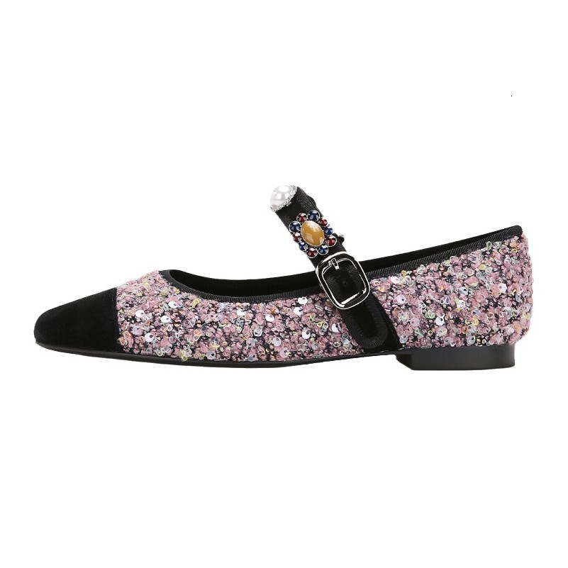 High Quality Light Luxury Sexy Style Small Fragrant Floral Coat Button Fashion Designer Women s Wedding Shoes Outdoor Casual Single Shoes Sandals