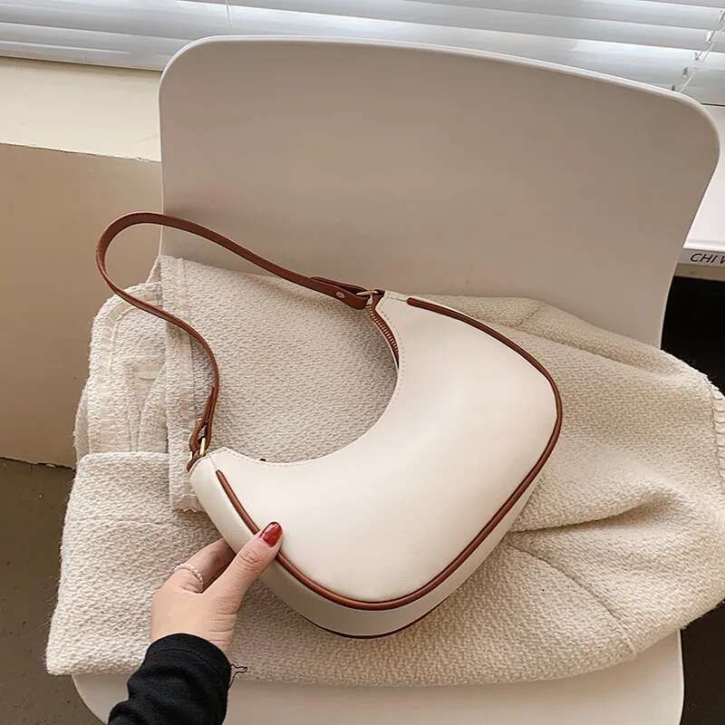Trendy New Ydlns Underarm For Women PU Leather Shoulder Vintage Dumpg Bag Designer Girls Portable Handbag Totes