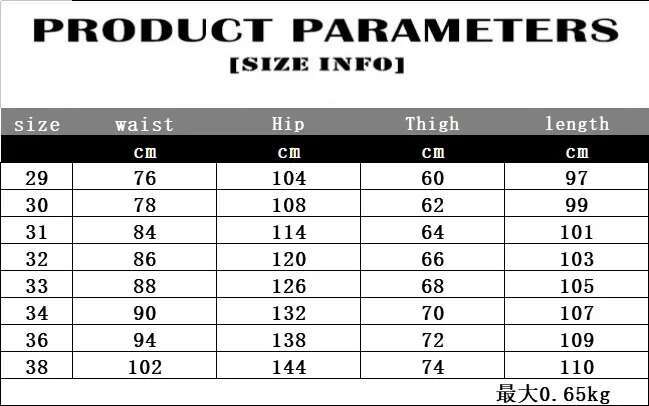 New Fashion Designer Hip Hop Jeans Jogger Punk Rock Work Pants Zipper Street Wear Men s Pants Casual Pants Straight Leg Sports Pants
