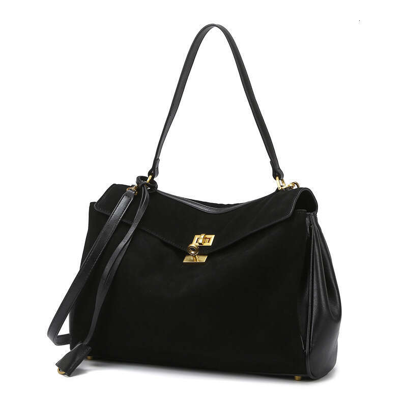 Women's Bags Handbag Tote Women, High-End Sense, Large Capacity Shoulder Fashionable Frosted Leather Women's Bag, Textured Work Commuting Ba