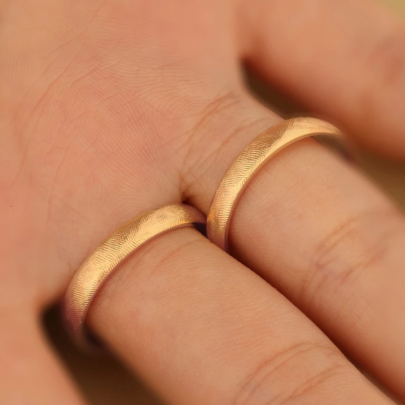 ner Handcrafted Simple Classic Fingerprint Texture S925 Sterling Silver Mens Couple Rings Engraved Gift 250213