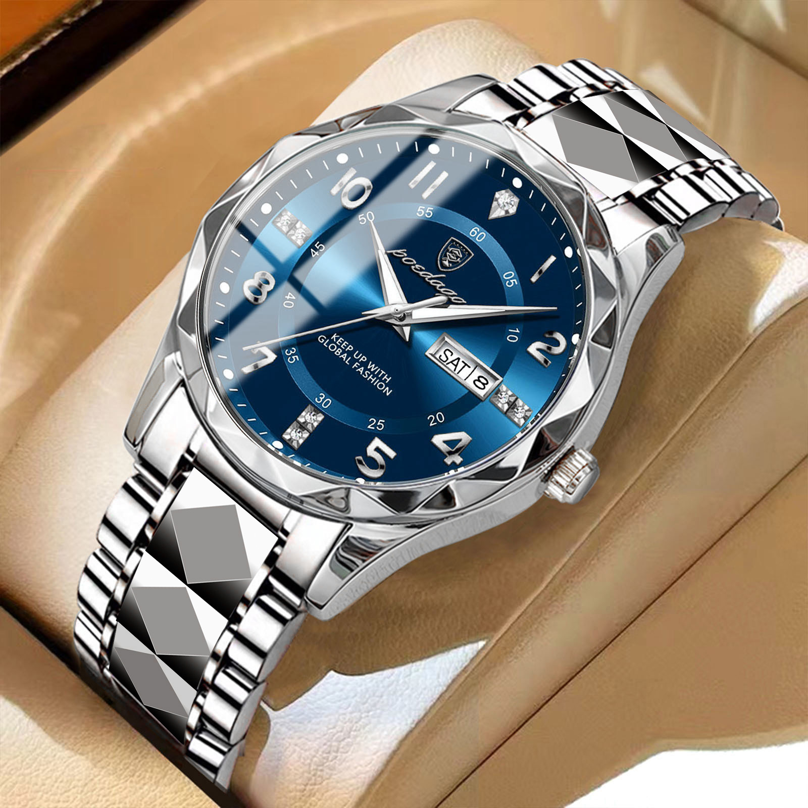 Stylish and Durable Mens Luxury Waterproof Luminous Quartz Watch Perfect for Every Occasion a Must Have Accessory for the Modern Man