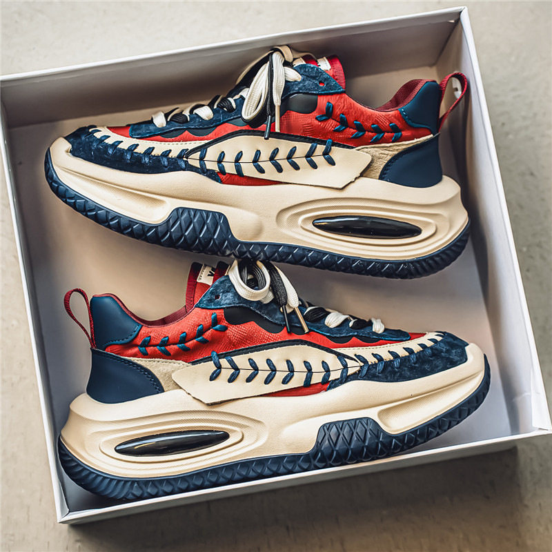 Designer's Spring New Thick Soled Sports Shoes Fashion Student Casual Dad Shoes Multi Functional Sports Running Shoes Live Streaming Men's S