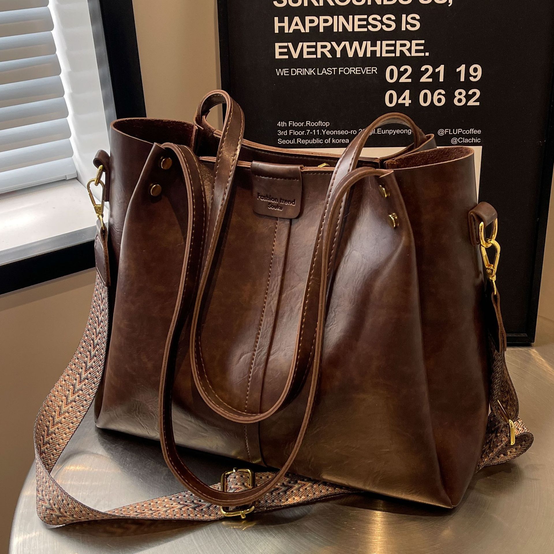 Commuter Multifunctional Underarm Large Capacity Women's Handbag 2025 Autumn/winter New Korean Fashion Shoulder Bag
