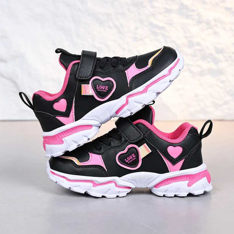 2024 popular fashion casual sports shoes for girls flat bottomed lightweight sports shoesXJ250311
