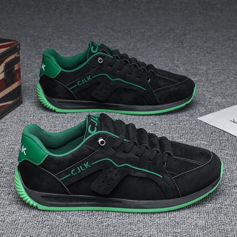 Sports Men's Korean Version 2025 Autumn New Outdoor Thick Soled Low Top Trendy Fashionable Running Casual Board Shoes Men