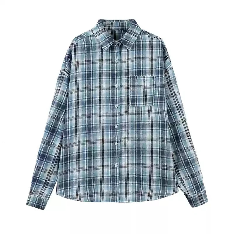 Red Plaid Shirt for Women Teengirl Button Down Long Sleeve Collared Check Jacket Casual Fall Winter Christmas Outfit 250310
