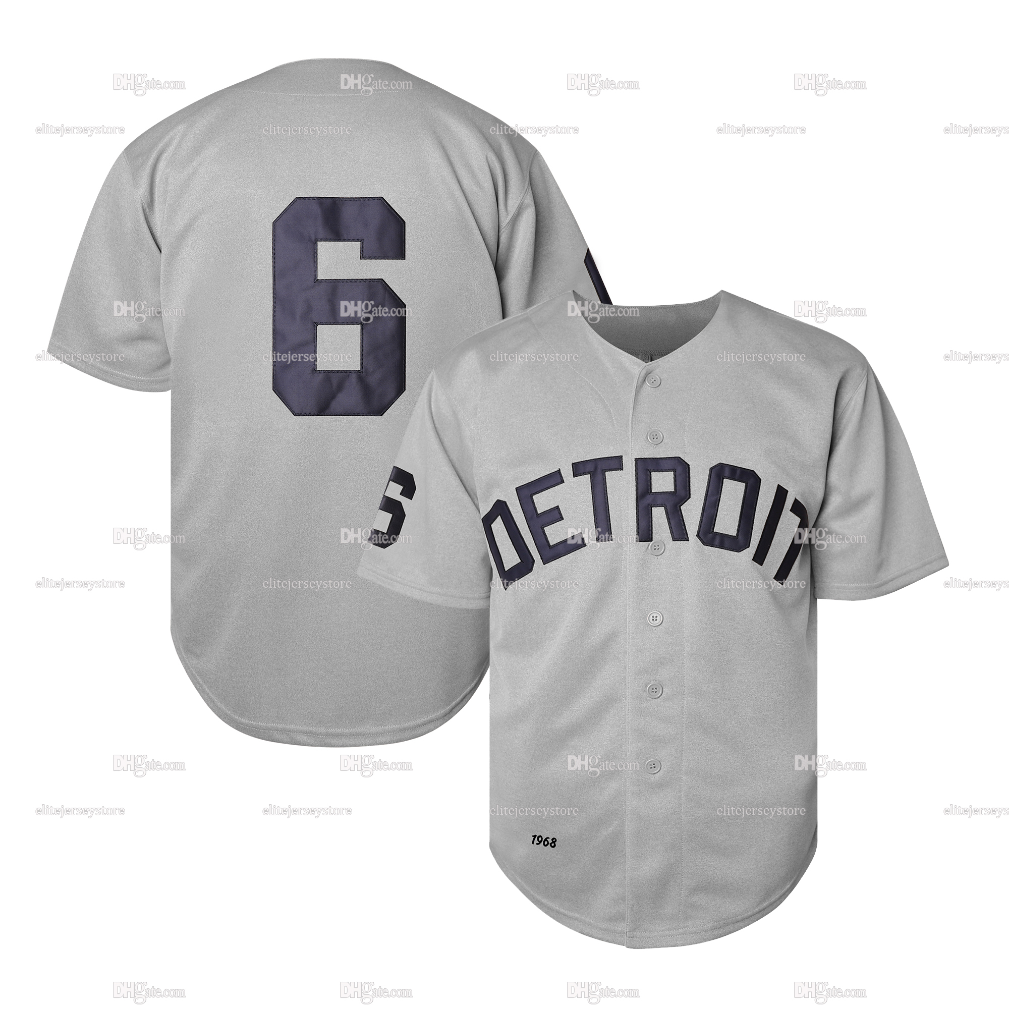Personalized Custom Baseball Jersey Matt Vierling Riley Greene Gleyber Torres Baez Zach McKinstry Jack Flaherty