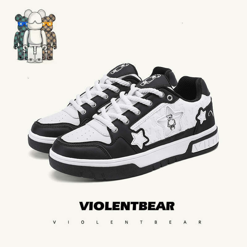 Extraordinarily Charming Violent Bear Skateboard Sho es Men T rendy and Uniquely Eye-Catching. Women atillsa de deporte