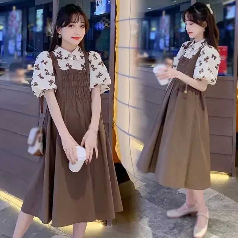 New Summer Pregnant Womens Dress Womens Loose Fit DressT250311