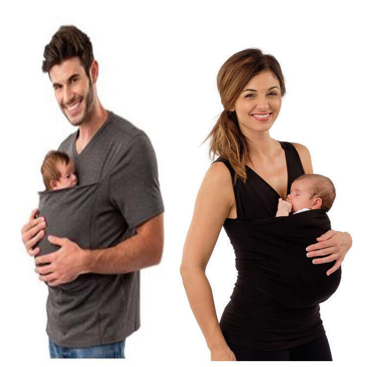 European and American Mom Dad Multi functional Parent Child Leisure T-shirt Women's 2025 Versatile New Trendy Clothing Ins