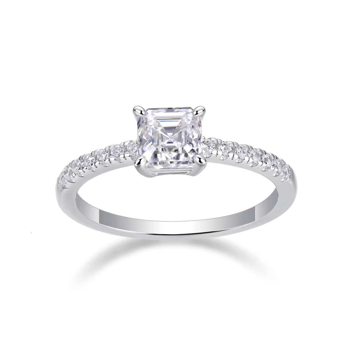 Good Style Beautiful Design Moissanite Diamond Engagement Ring for Women