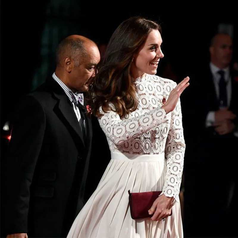 White maternity evening gown baby shower maternity conversation photos elegant women pregnant women long sleeved hollow long skirt X250224