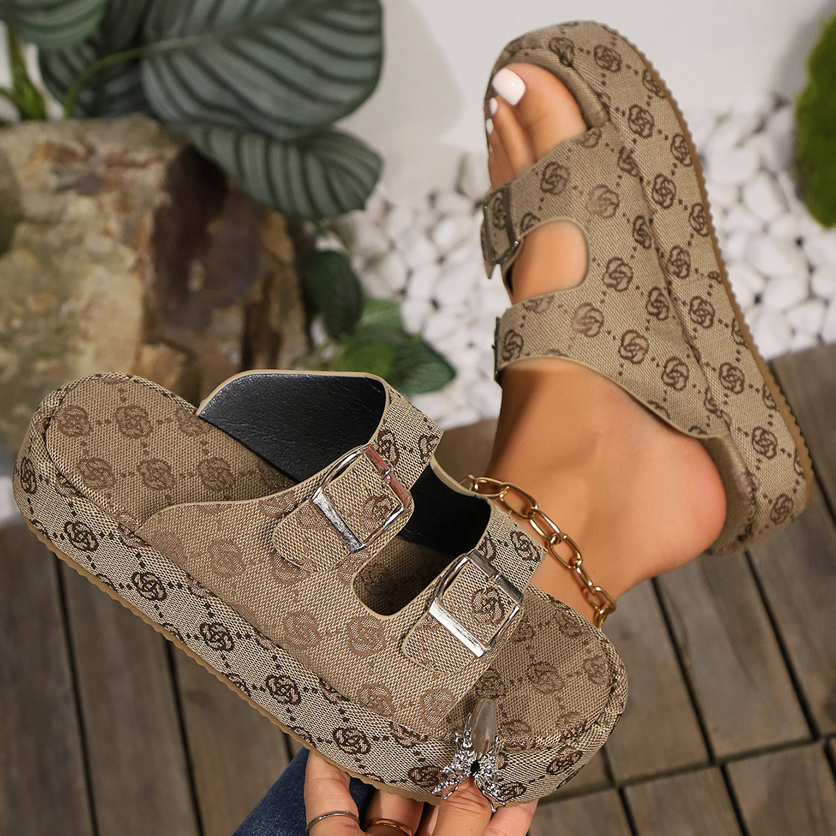designer sandals free shipping slippers slides women brown luxury womens sandal slipper slide outdoor casual shoe trainers sneakers fashion
