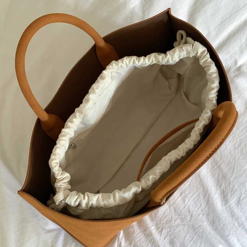 ic Faux Suede Tote Bags For Women Luxury Designer Handbags And Purses 2024 New In Top Handle With Inner Pocket Carry WristC250311