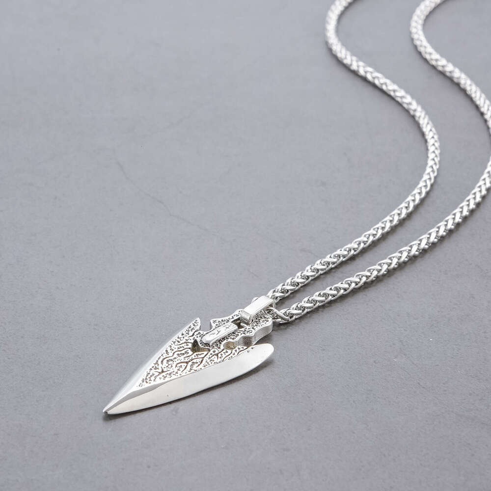 Jewelry Creative New Stainless Trendy Gold Pendant Personalized Titanium Steel Men's Necklace