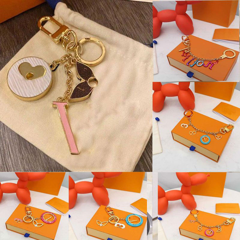 Bag charm High Quality M69008/M64265/m63748 Metal Designer Keychain For Women Strap Key ring holder chain with box