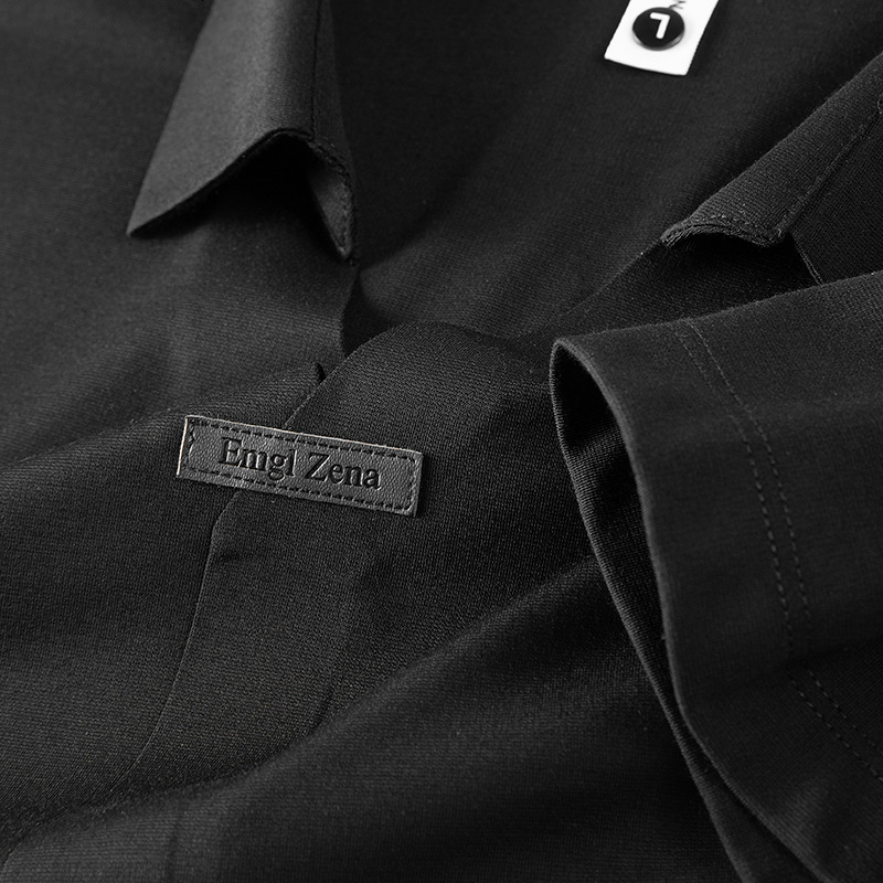 tracksuit Summer seamless pressed glue high-end nylon ammonia short sleeved polo shirt, group activity wear, cultural wear