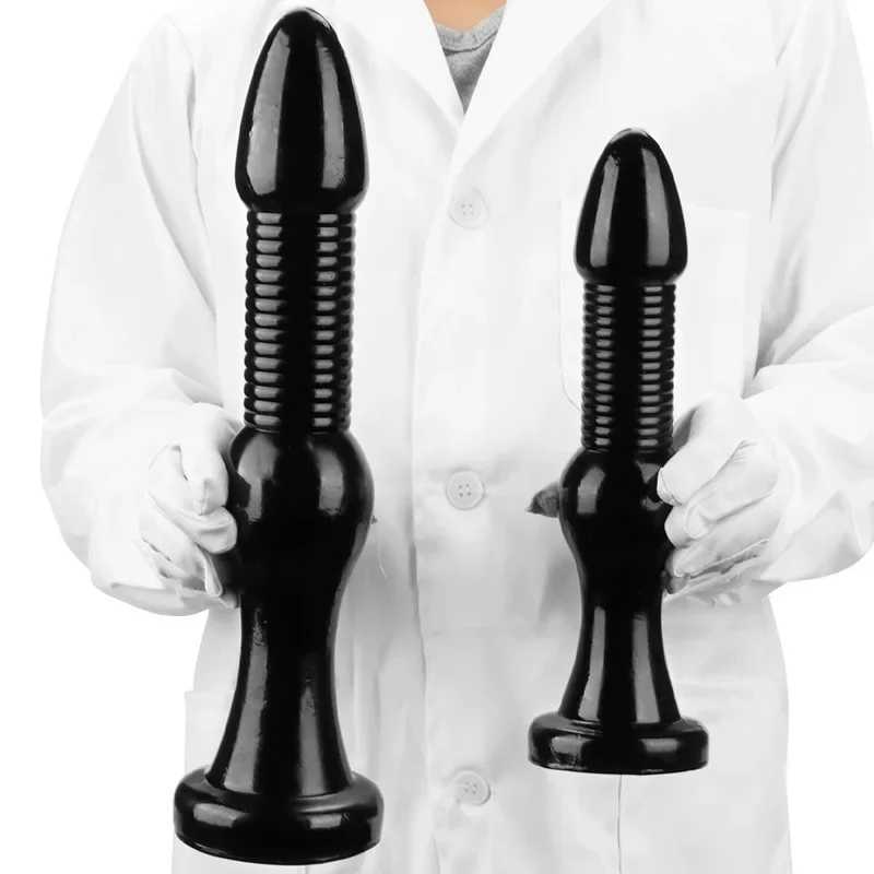 Huge Black Plug Monster Vagina Expander Soft Anal for Gay Men with Suction Cup Big 18+ Adult Sex ToysXJ250311