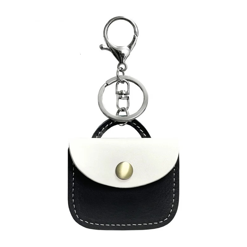trendy genuine cow leather access card handbag pendant mini cute luggage coin bag accessories 250311