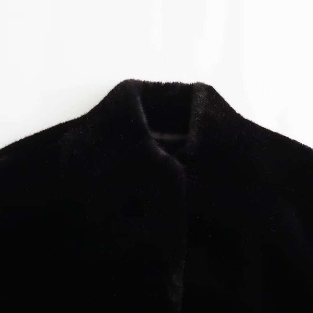 Y2k2023 Autumn And Winter New Style Temperament Artificial Fur Effect Pilot Jacket For Women