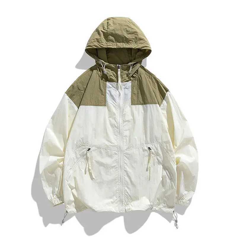 Sun Protection Clothing for Mens New Summer Sun Protection Clothing for Mens Breathable and UV Resistant Home JacketsT250311