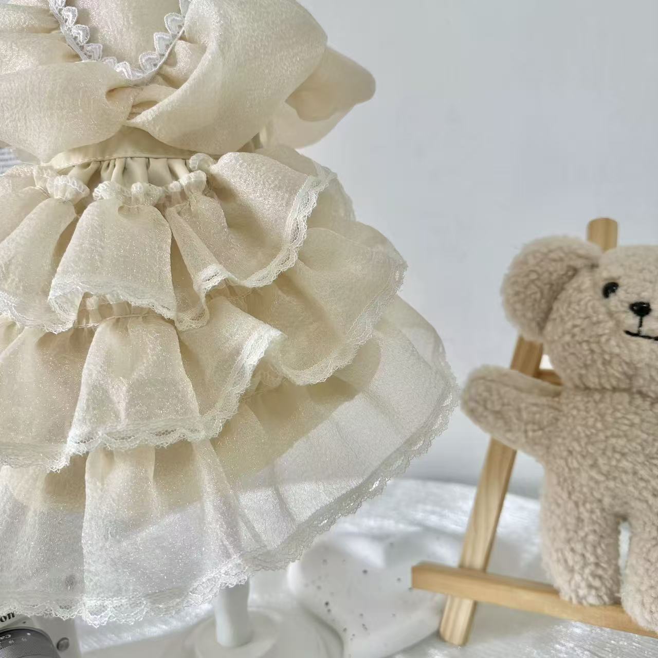 Pet Dog Cat Original Handmade Custom Spring/Summer Design Advanced Minimalist Korean Cake Skirt