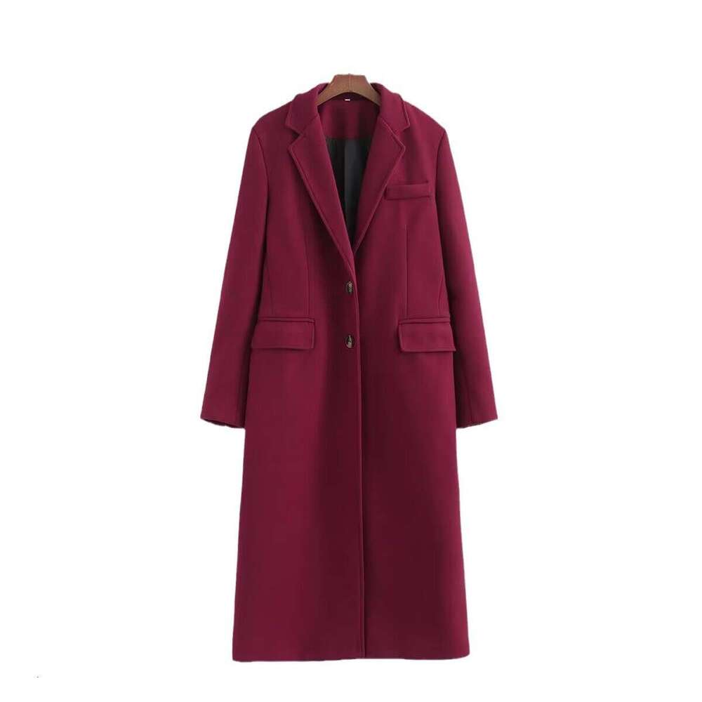 Women's Clothing 2024 Autumn And Winter New Street Fashion Temperament Long Coat Jacket