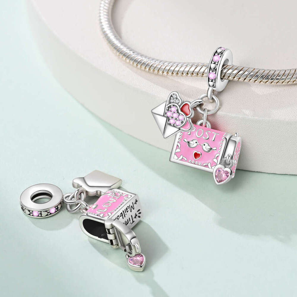DIY Jewelry Accessories charms Bracelet Travel Camera Email Graduation Heart Pendant Beads 925 Sterling silver fashin jewelry gift for women