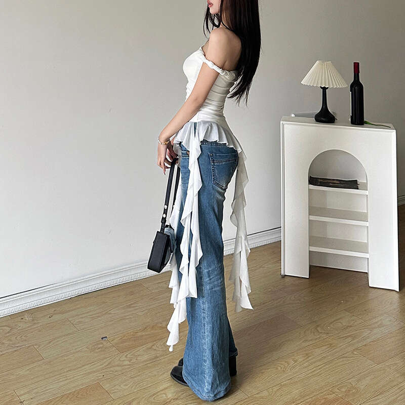 European and American style summer women's solid color slim fit street one neck sleeveless dress 2025 new casual fashion trend clothing